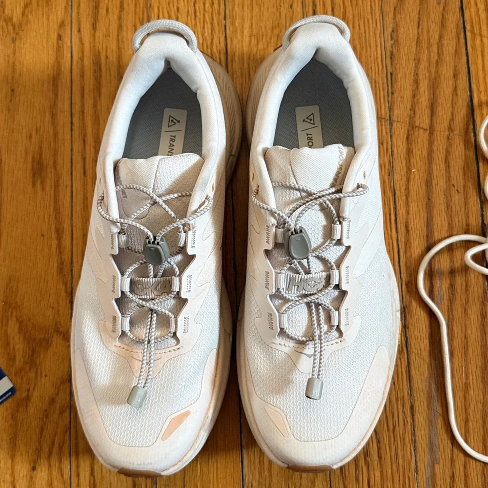 Hoka One One Transport Egg Nog off white cream 7.5 - Picture 5 of 9